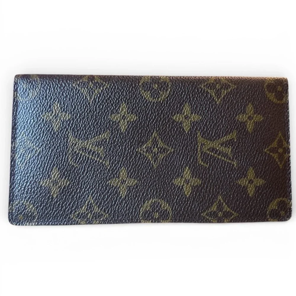 Louis Vuitton Monogram Checkbook Cover / Long Wallet Exceptional Condition - Picture 3 of 6